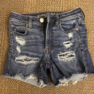 High rise Hollister shorts
